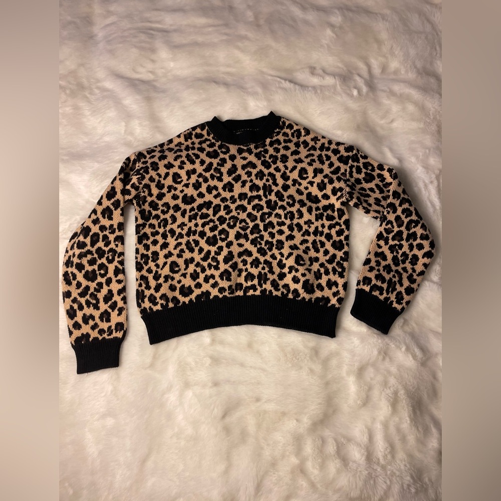 Kids Cheetah print sweater